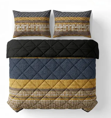 Productafbeelding van Sleeptime Lazy dekbed, kleur antraciet, afmetingen 200 x 200 cm, inclusief kussensloop