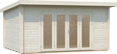Produktbild von Palmako Gartenhaus Lea 14,2 m² - 44 mm naturbelassen