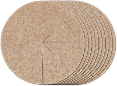 Productafbeelding van Mulchschijven voor Plantenbescherming - 10 Stuks, Ø 19 cm, Jute