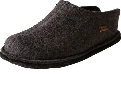 Produktbild von Haflinger Damen Herren Hausschuh Pantoffel Flair Smily 311013-0, Größe:45 EU, Farbe:Grau