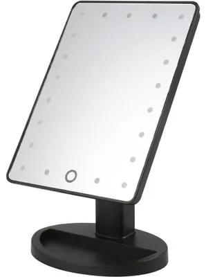 Obrázek produktu pro Kosmetické LED Zrcadlo s Osvětlením VA-40485 - Černé, Praktické a Stylové KP40485