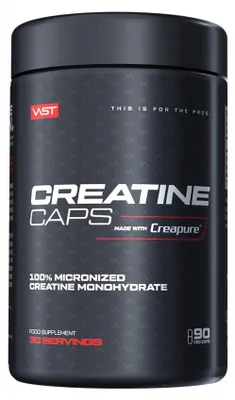 Produktbild von VAST Creatine Creapure Caps (90 vCaps) Unflavoured - Kreatin - Creapure