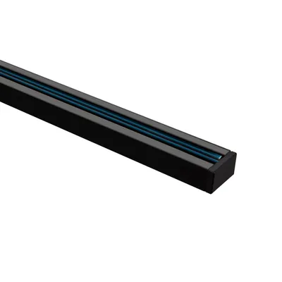 Produktbild von 1-Phasenstromschiene Aluminium für LED-Strahler 2m Schwarz