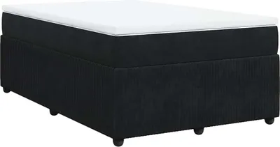 Productafbeelding van vidaXL Boxspringbed met matras, zwart, 120x190 cm, fluweel