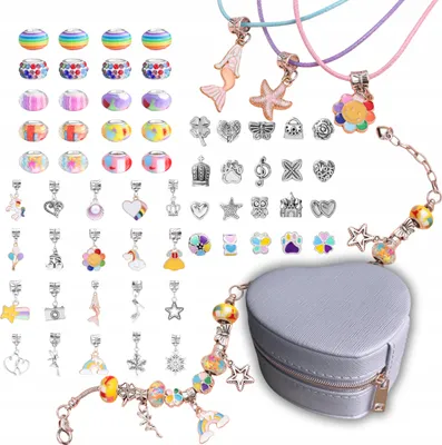 Produktbild von Schmuckset Armbänder Charms Halsketten Für Mädchen
