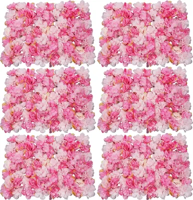 Produktbild von Künstliche Rosenwand 6 Stück Blumenwand Seidenblume Kunstblumen Blumen Säule für Hochzeit Geburtstag Party Hintergrund Dekoration