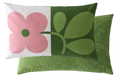 Kissen Floret Mikrofaser 40x60cm Bubblegum Basilikum