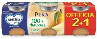 Produktbild von MELLIN Homogenisierte Birnen, 3 Stück à 100 g