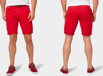 Produktbild von Tom Tailor Herren Josh Regular Slim Chino Shorts Mit Gürtel