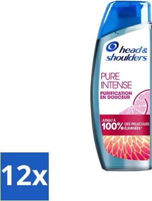 Produktbild von Head & Shoulders Anti-Schuppen Shampoo – Pure Intense – Grapefruit – 250 ml - Vorteilspack - 12 Stücke