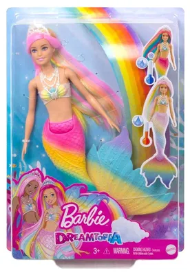 Produktbild von Mattel GTF89 - Barbie - Dreamtopia - Regenbogenzauber Meerjungfrau