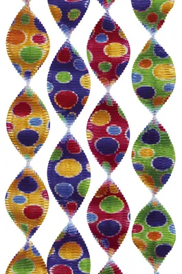 Image de amscan 4037 Garland rotor spiral confetti - Ø 5 cm x 60 cm, paquet de 4
