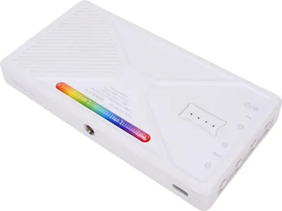 Zdjęcie produktu dla Oświetlenie wideo LED RGB, przenośny panel kamery, 225 kulek, pełny kolor, CRI 95+, 4000 mAh, akumulator, wypełnienie fotograficzne z uchwytem na zimną stopkę do smartfonów, tabletów, laptopów