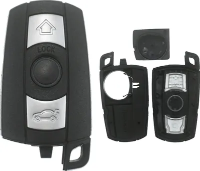 Produktbild von Auto Schlüssel Smartkey Funk Fernbedienung Sender 3 Tasten Gehäuse kompatibel mit BMW