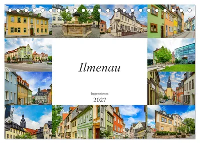 Produktbild von Ilmenau Impressionen (Tischkalender 2027 DIN A5 quer), CALVENDO Monatskalender