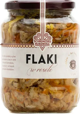 Zdjęcie produktu dla Zupa Flaki w rosole 700ml - Schronisko Bukowina