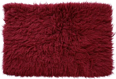 Produktbild von Athen Flokati ca. 090 x 060 cm Burgunder rot