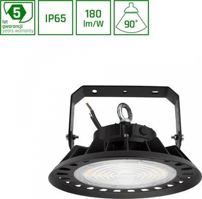 Produktbild von PLATEO 3 LED Hallenstrahler 100W 90° tralweiß DALI Dimmbar IP65 Schwarz