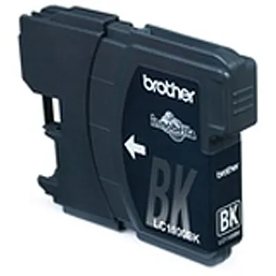 Produktbild von Brother LC1100BKBP2 - 2er-Pack - Schwarz - original - Blisterverpackung - Tintenpatrone - für Brother DCP-185, 385, 395, 585, J715, MFC-490, 5490, 5890, 5895, 6890, 790, 795, 990, J615