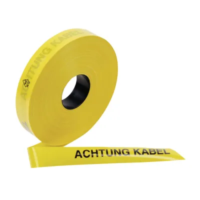 Produktbild von 3M Trassenwarnband Rollen Achtung Kabel (DE999960482)