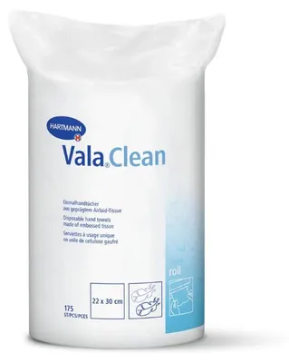 Zdjęcie produktu dla Jednorazowe ręczniki do rąk w rolce Valaclean 22x30 cm 1 szt