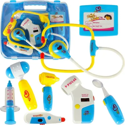 Obrázek produktu pro Lékařský set v kufru DOCTOR +svítí modře