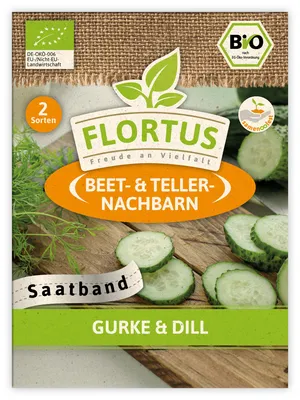 Produktbild von Gurke & Dill (Saatband) |  Saatbänder & Saatplatten von FLORTUS