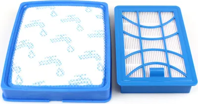 Produktbild von Filter-Set geeignet für Philips FC9741/09 - FC 9741/09, FC9745 - FC 9745, FC9746 - FC 9746 | Abwaschbarer Einlassfilter + Abluftfilter | Ersatzfilterset