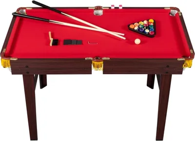 Produktbild von [US Warehouse] Klappbarer Billardtisch, Größe: 119x66x73cm (Rot)