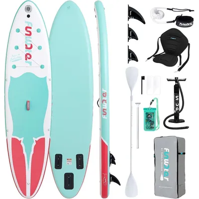 Produktbild von Aufblasbares SUP Board MANTA-Pink M mit Zubehör für Erwachsene