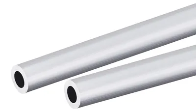 Aluminiumrohre 6063, 10x6 mm, 250 mm, 2 Stück