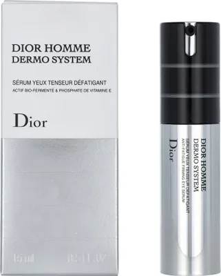 Produktbild von Dior Homme Dermo System, Augenserum, 15 ml, Männer, Antiaugenringe, Anti-Müdigkeit, Anti-Schwellungen, Kräftigend, Regenerierend, Glättend, Belebend, Jeder Hauttyp, Aqua (Water), Cetearyl Isononanoate, Pentylene Glycol, Glycerin, Polyglycerin-3, Vinyl...
