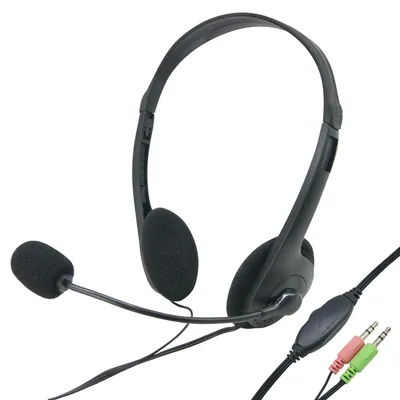 Obrázek produktu pro Waytex 69132, sluchátka, kabelová, s konektorem jack pro počítače, stereo