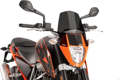 Immagine prodotto di Cupolino PUIG naked sport fumè scuro omologato ABE per Ktm