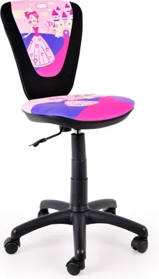 Produktbild von Drehstuhl für Jugendliche mit ergonomisch geformter Rückenlehne