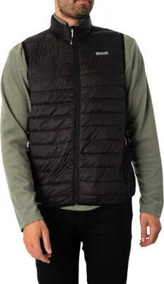 Produktbild von Regatta Herren Hillpack Steppweste leicht Packbar RMB141 : S : schwarz Farbe: schwarz Größe: S