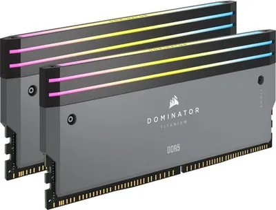 Produktbild von Corsair Dominator Titanium, Universal, RGB-Lichtverbesserungs-Set, Grau, Mehrfarbig, 122 g