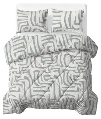 Produktbild von Sleeptime Lazy Bettdecke Eran Grün 200 x 200 Mit Kissenbezüge cm