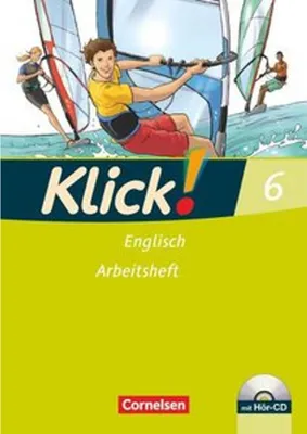 Obrázek produktu pro Klick! Englisch 6: 10. Schuljahr. Arbeitsheft mit Hör-CD