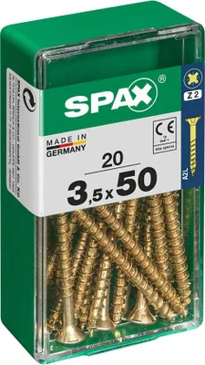 Zdjęcie produktu dla Śruby uniwersalne SPAX żółte vz VG 3,5x50 mm (20 szt.)