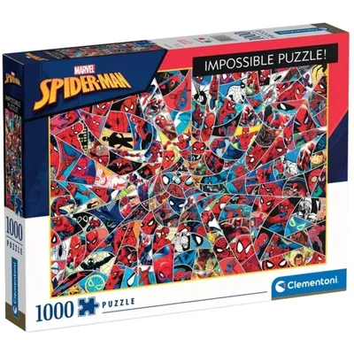 Image de Puzzle impossible ! - Spiderman (1000 pièces) - Clementoni 39657 - (Jouets / Puzzle)