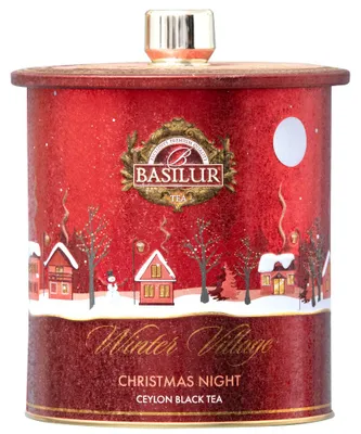 Obrázek produktu pro Černý čaj Basilur Christmas Night, plechovka - 100 g