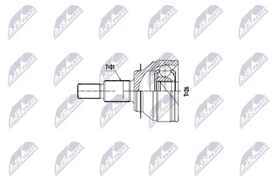 Produktbild von NTY Gelenksatz Antriebswelle Vorne für MAZDA CX-5 (KE, GH) NPZ-MZ-063