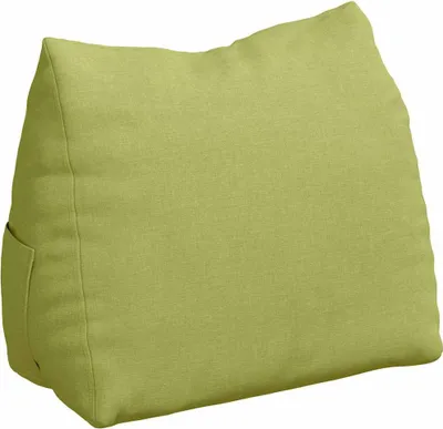 Immagine prodotto di vidaXL Cuscino per lo schienale verde chiaro 45 x 20 x 35 cm tessuto