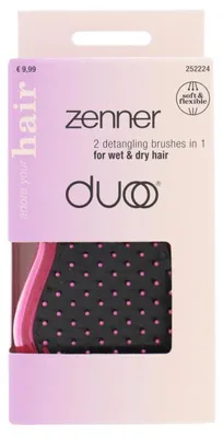 Productafbeelding van Zenner Haarborstel Duoo (1 stuk)