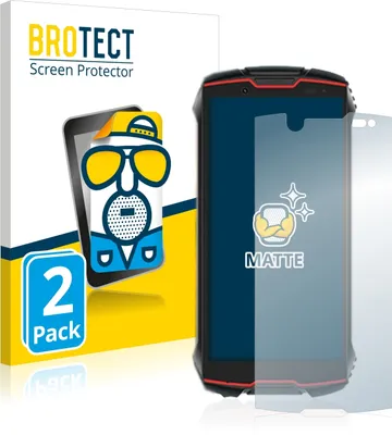 Produktbild von 2x BROTECT Schutzfolie für Cubot King Kong Mini 2 Pro Displayschutz Displayschutzfolie Folie Matt Entspiegelungsfolie