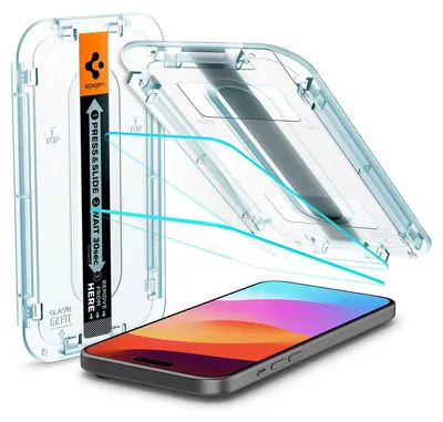 Produktbild von Spigen AGL06903, Apple, iPhone 15, Transparent, 2 Stück(e)