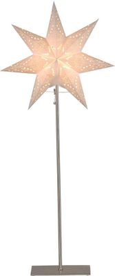 Star Trading 234-23 Standleuchte Stern "Sensy Mini 83"Material: Metall/Papier, Farbe: creme,E14-Fassung, ca. 83x34 cm,Vierfarb-Karton