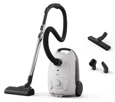Produktbild von AEG AB51C2SW, 750 W, Trommel-Vakuum, Trocken, Staubbeutel, 3 l, HEPA