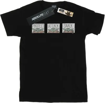 Produktbild von Star Wars - "The Mandalorian The Child" T-Shirt für Damen BI45634 (3XL) (Schwarz)